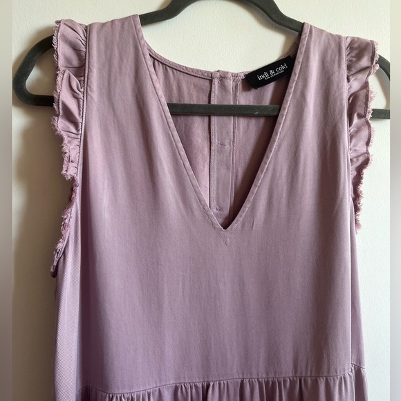 INDI & COLD Clara Lyocell Dress - Lila - Medium - Picture 4 of 16
